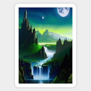 Mountain Landscape Sticker